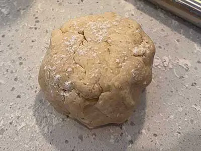 Ball of scone dough