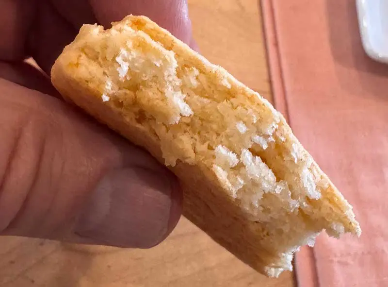 Biting into your scone