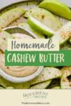 How to make cashew butter pinterest