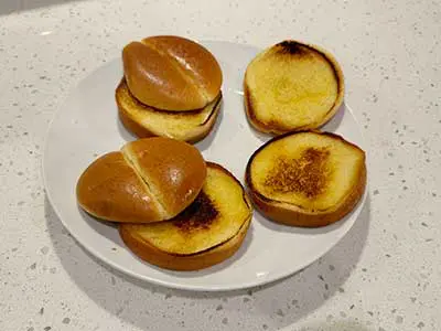 Toast the buns