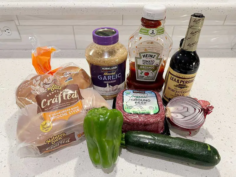 Homemade sloppy joe ingredients