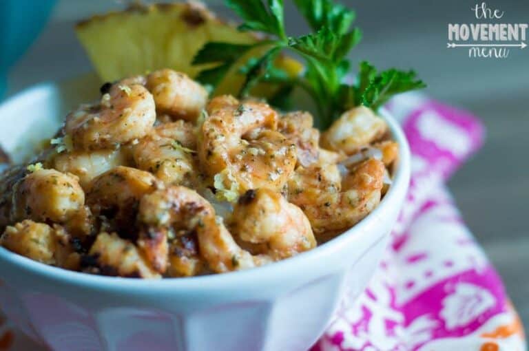 Garlic and Ghee Tropical Shrimp The Movement Menu