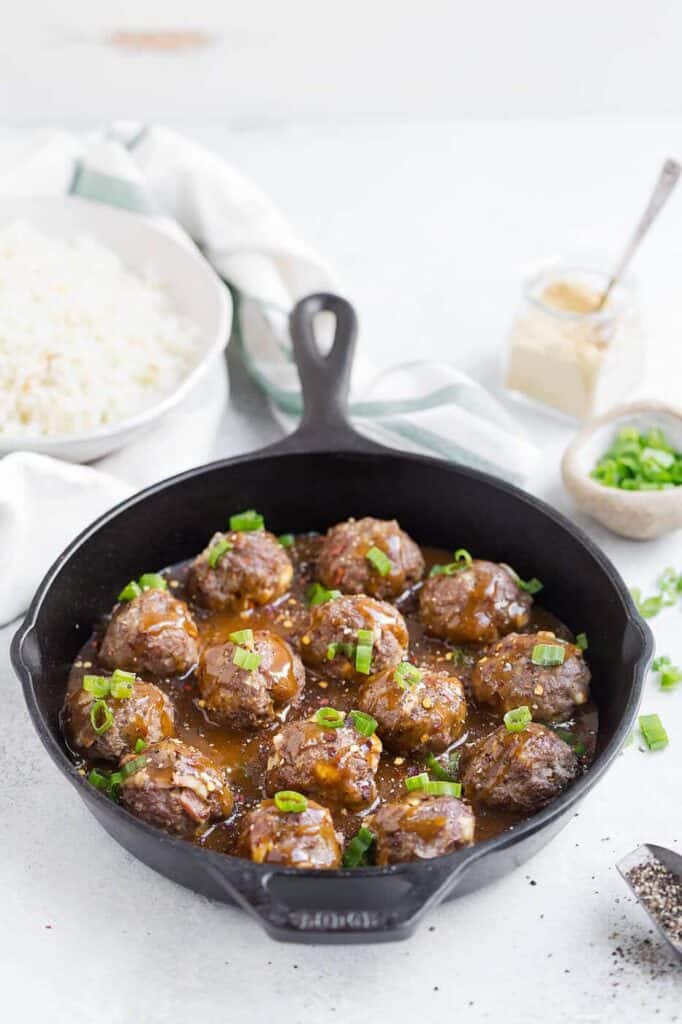 Whole30 Cauliflower Rice Meatballs The Movement Menu