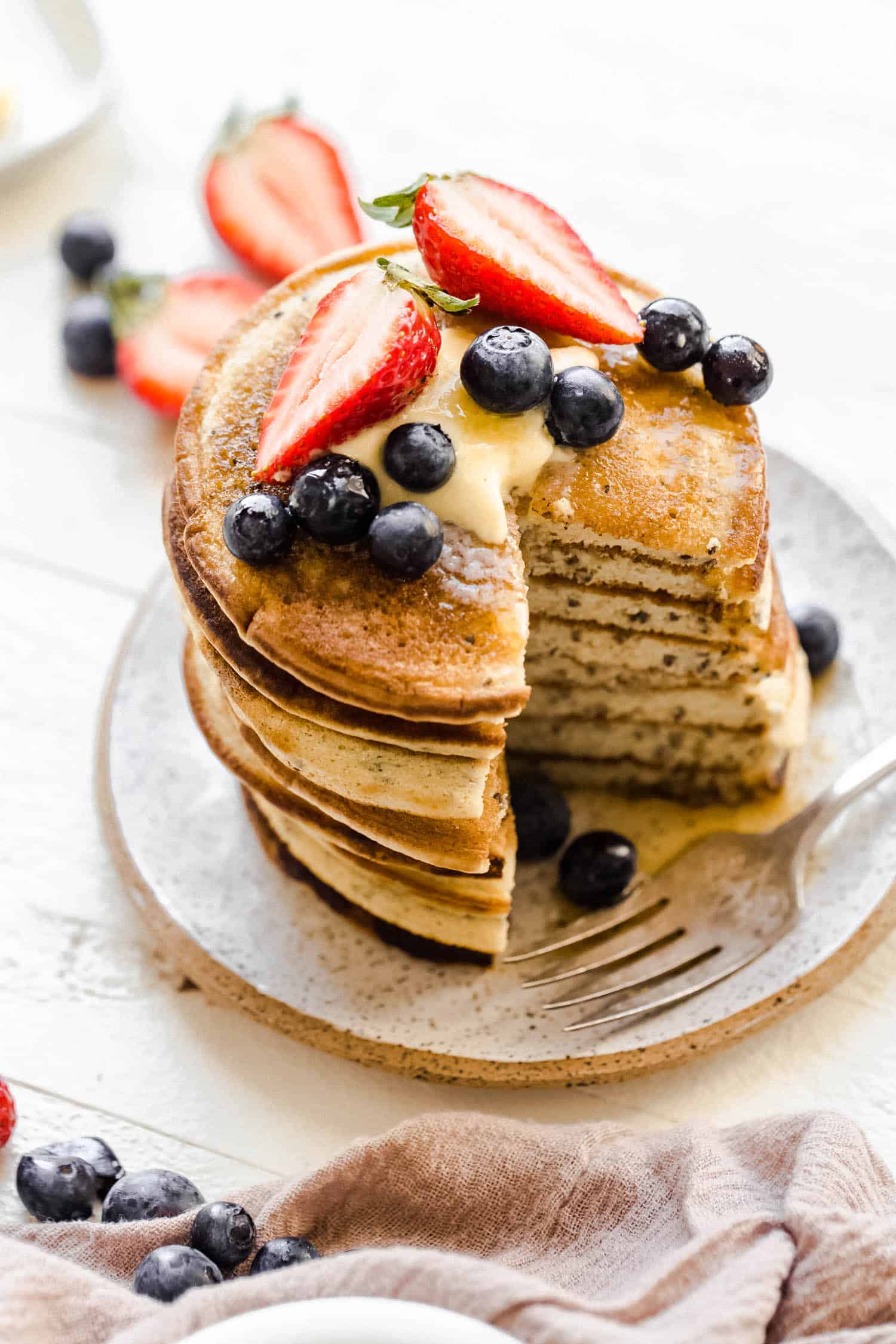 Keto Coconunt Flour Pancakes (Low Carb, Sugar Free, Paleo)