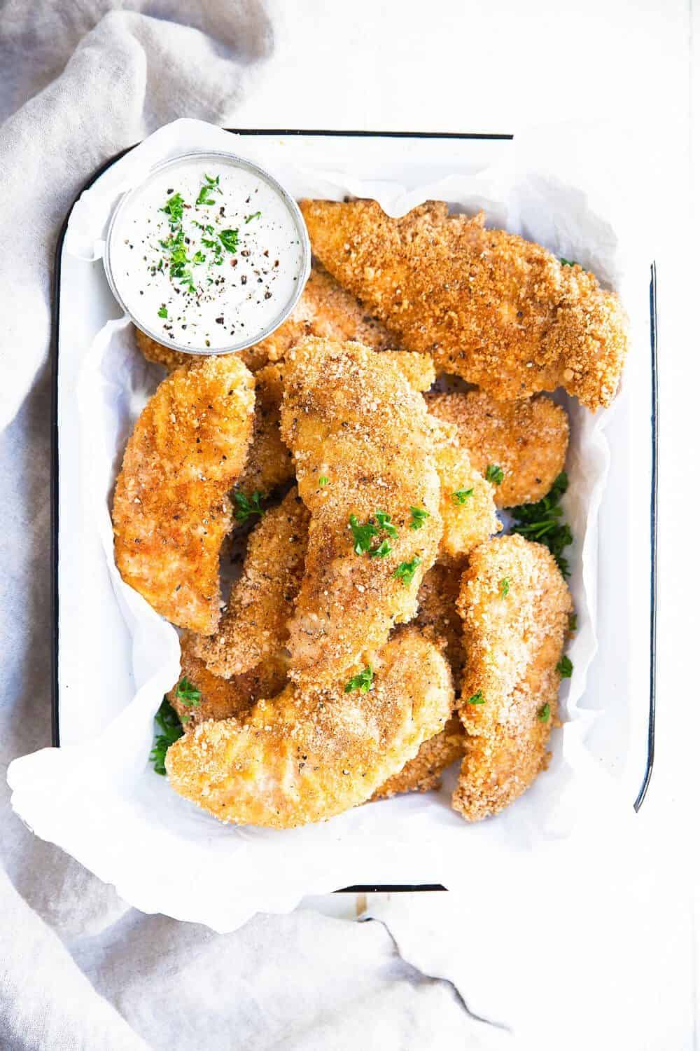 Easy Baked Gluten Free Chicken Strips The Movement Menu
