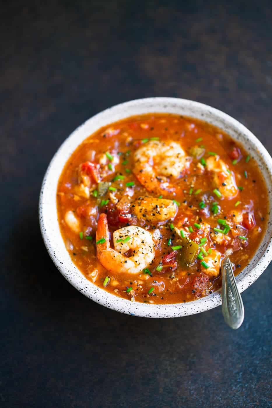Whole30 Instant Pot Seafood Gumbo Paleo Low Carb Dairy Free