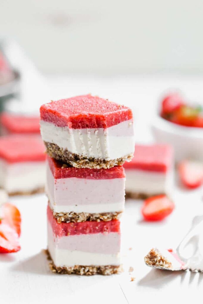 Easy Vegan Strawberry Cheesecake The Movement Menu