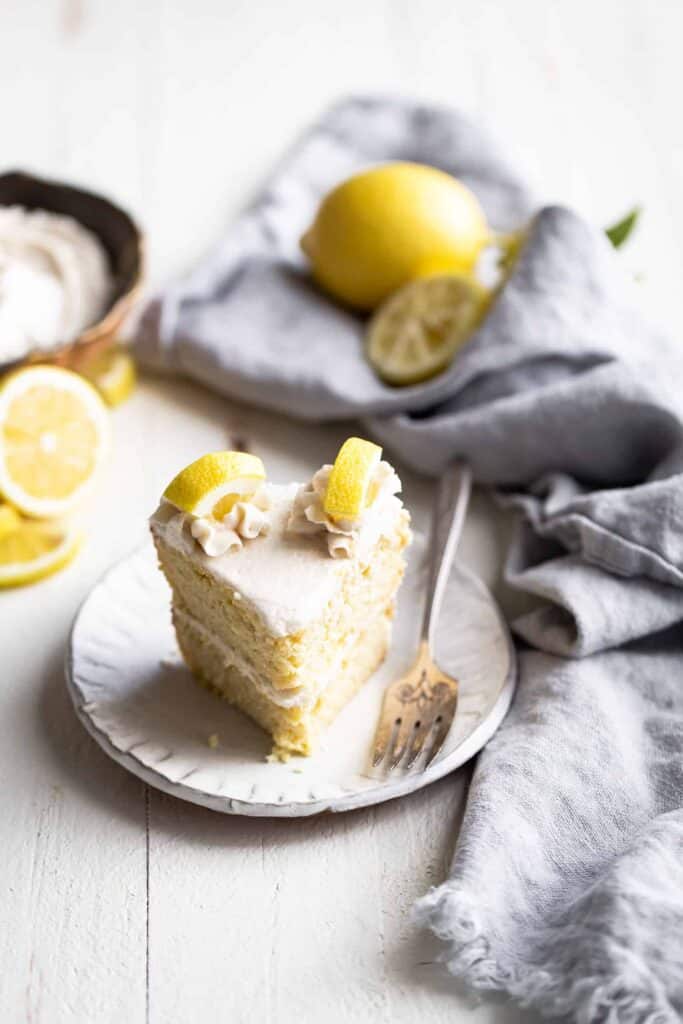 Sugar Free Lemon Cake (Dairy Free, Paleo and Keto!)