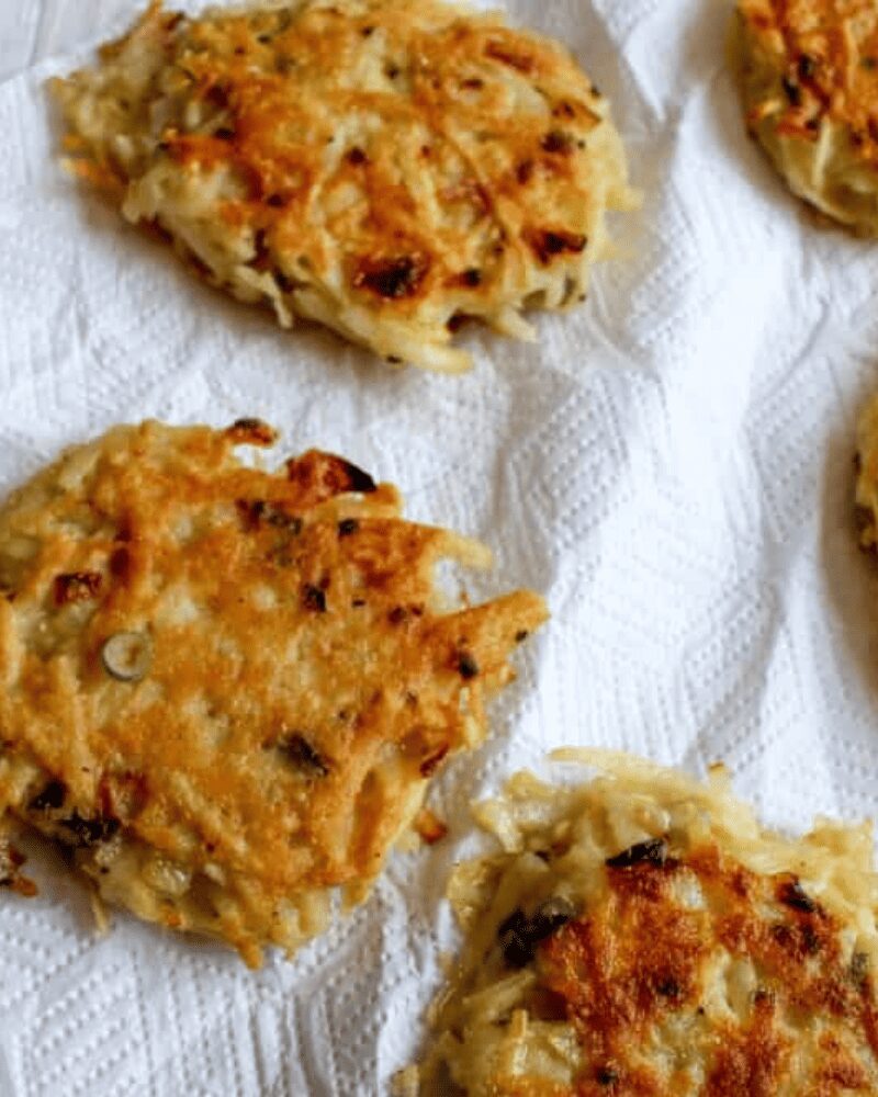 hash browns excess oil