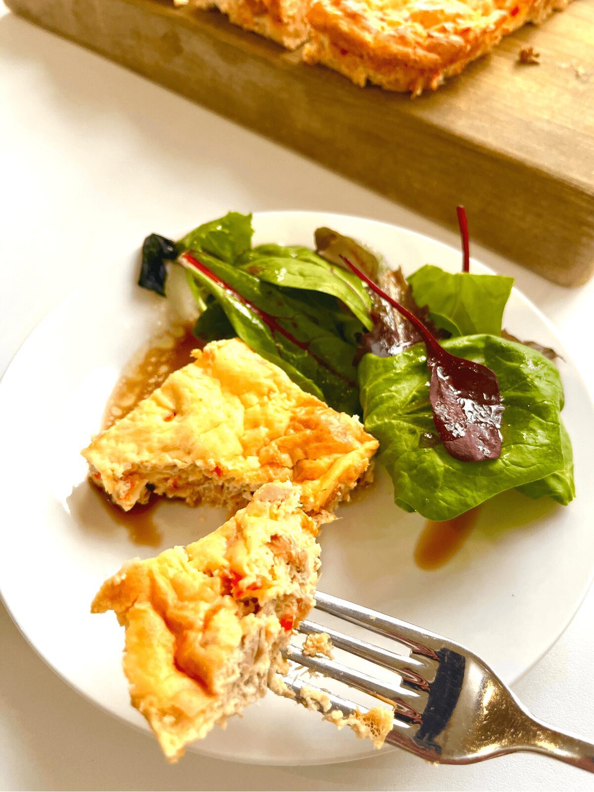 crustless tuna quiche 