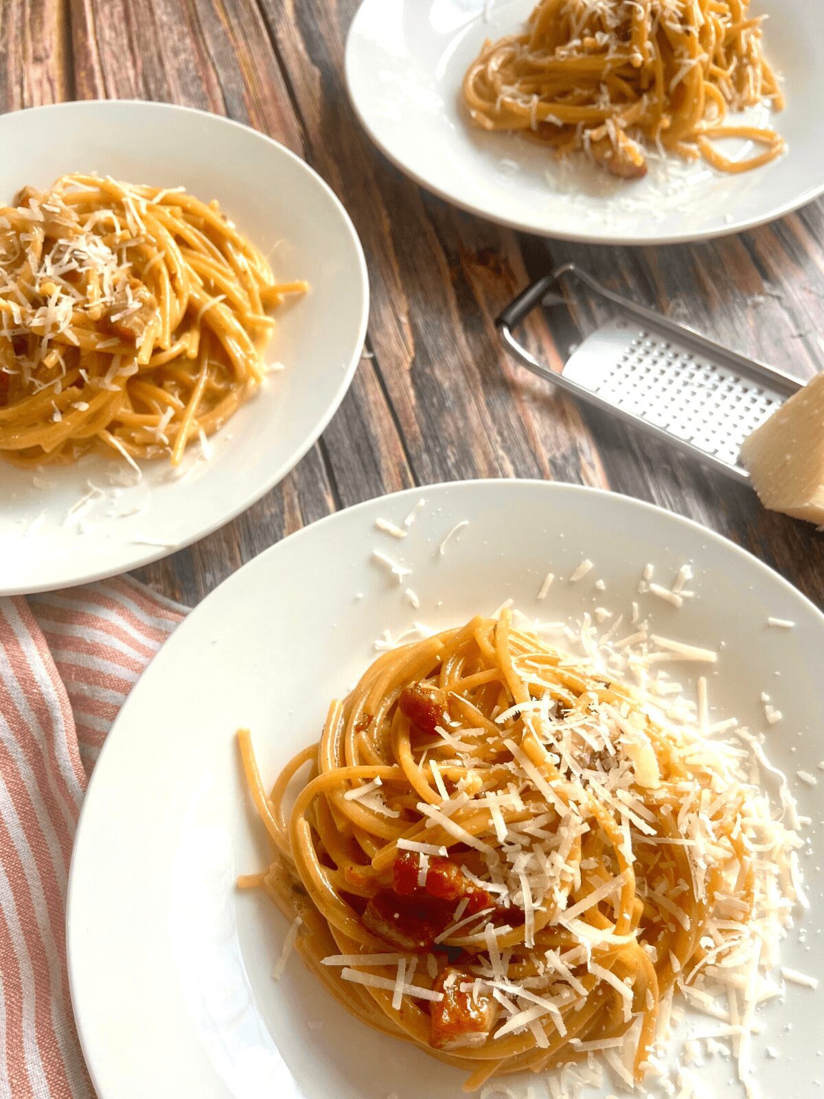 kids spaghetti carbonara